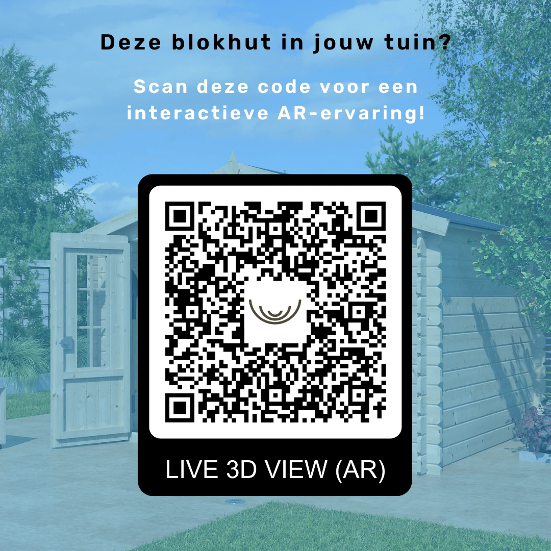 Woodlands Blokhut Gloucester XL Groen Geïmpregneerd 505 x 295 cm - Afbeelding 8